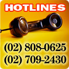 For comments and inquiries, please call Tels: 808-0625, 709-2430