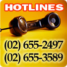 For comments and inquiries, please call Tels: 655-2497, 655-3589