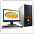 Across&nbsp;Asus PC3702-6641 E6600 Win 7 Desktop PC