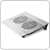 Deepcool&nbsp;N8 Pure Aluminum Dual Fan 4 USB Cooler Pad