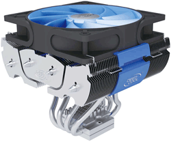 DeepCool Tiger Shark 4 HeatPipes Nickle Universal 130W CPU Cooler