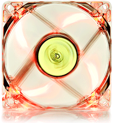 DeepCool XFan 80 L/R White Frame Red LED 80MM Fan