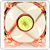 DeepCool&nbsp;XFan 80 L/R White Frame Red LED 80MM Fan