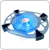Across&nbsp;ACK-8808 Transparent Silent Big Fan Cooler Pad