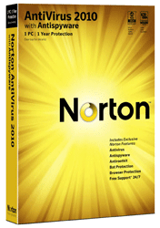 Norton AntiVirus 2010 3 User 1 Year Subscription