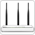 Tenda&nbsp;W303R 300Mbps Triple Antenna Wireless Router